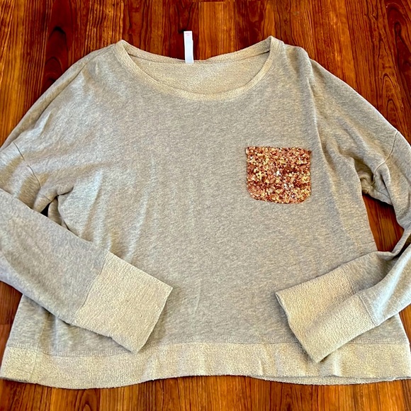 Sweatshirt material sweater or crew neck - Picture 3 of 7
